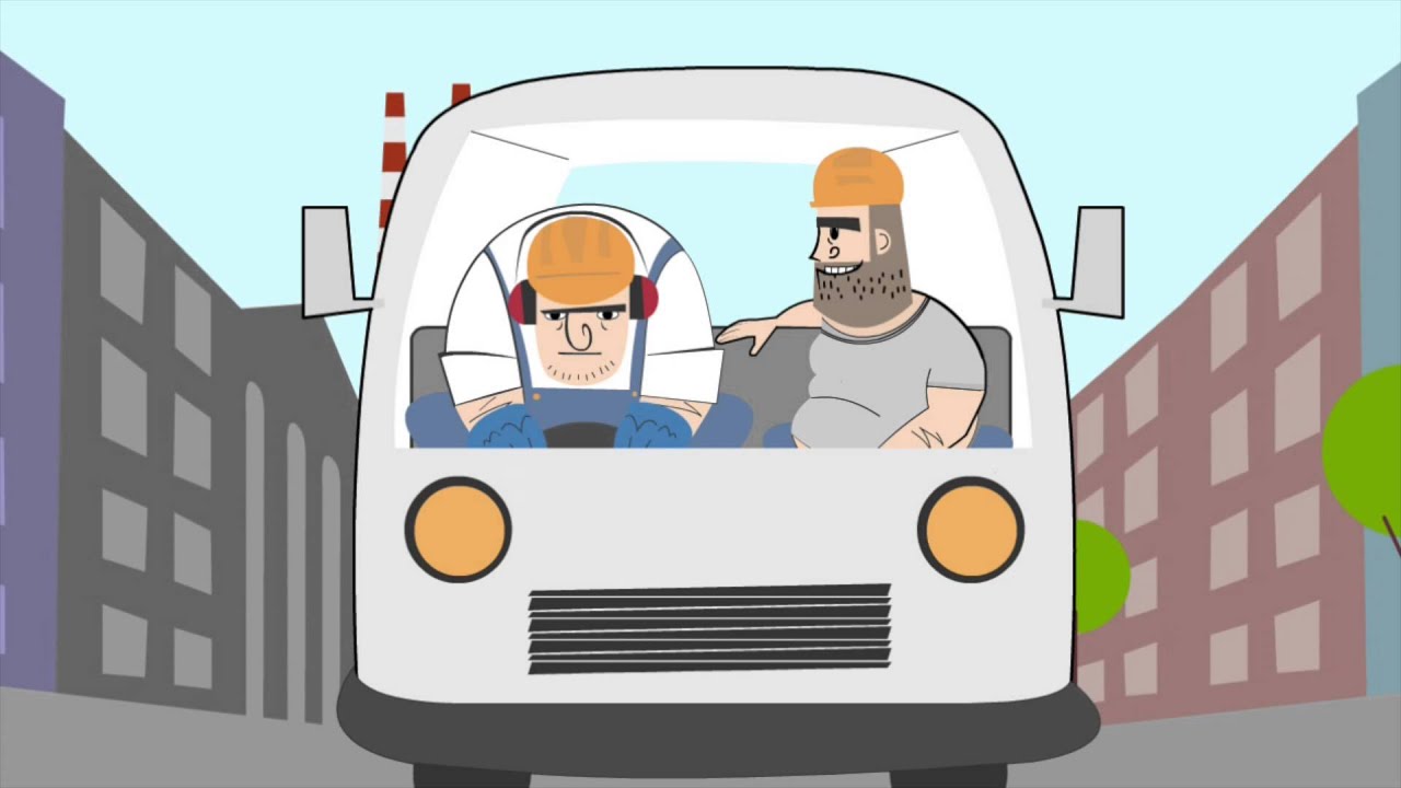 Wet Dog In The Van - ANIMATION