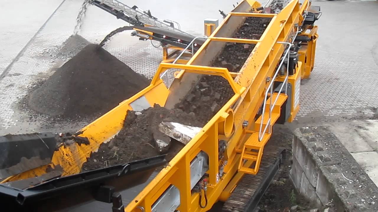 Erst Sieben - dann Brechen! Sternsieb - Prallbrecher - Kombination