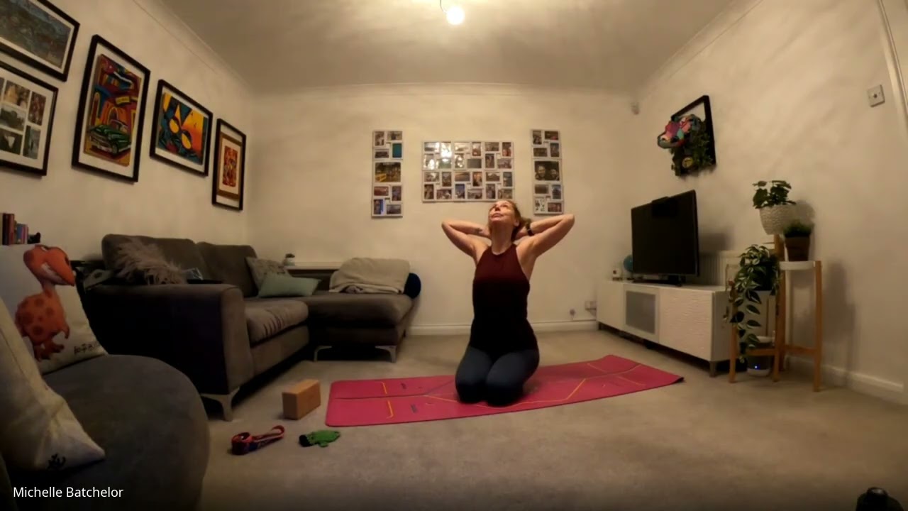 Yoga for the back and shoulders with some sneaky core for fun!