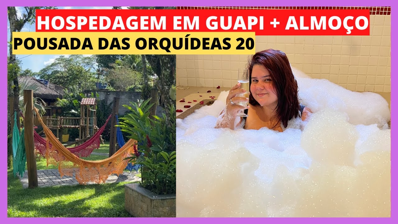 HOSPEDAGEM COM HIDRO, PISCINA E CACHOEIRA EM GUAPIMIRIM - POUSADA DAS ORQUÍDEAS 20