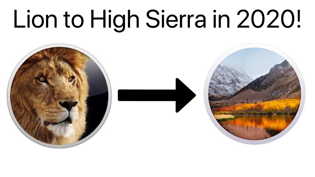 Как обновить Mac OS X Lion до macOS High Sierra