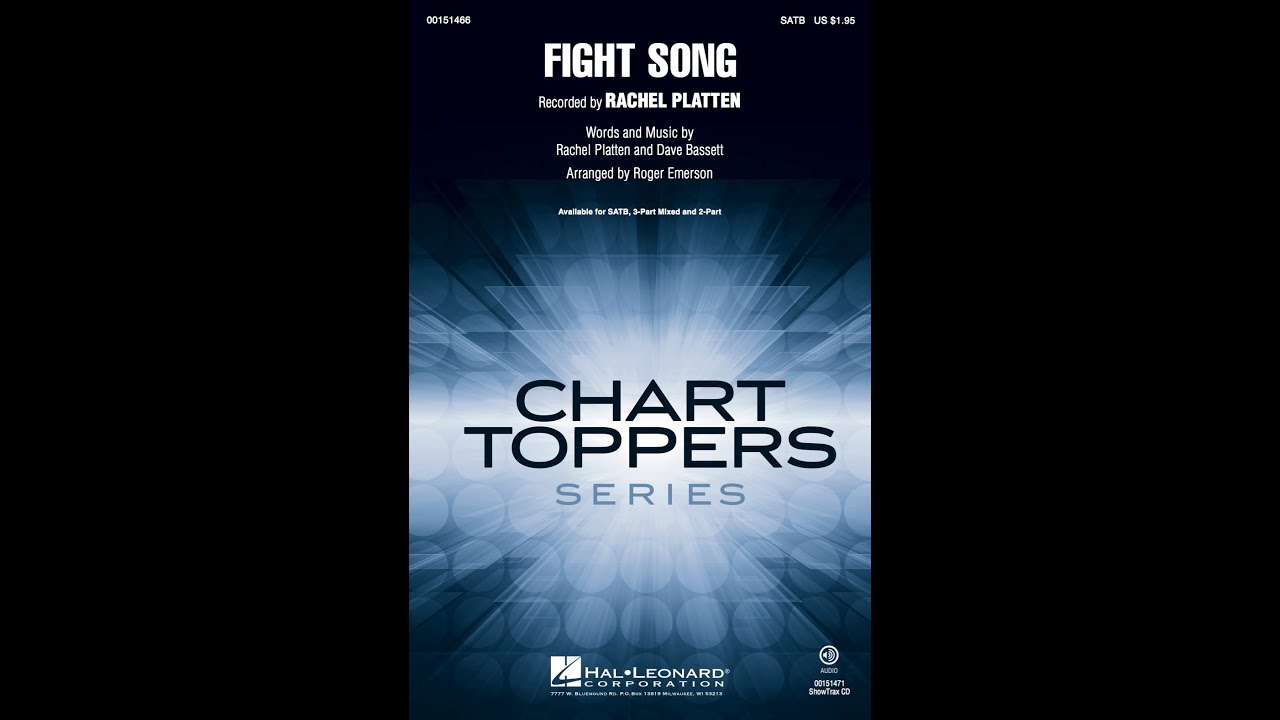 Fight Song by Rachel Platten (SATB Choir) - Arranged by Roger Emerson