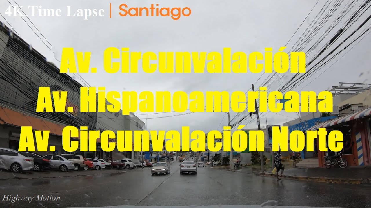 4K Time Lapse - Av. Circunvalaci&oacute;n, Av. Hispanoamericana & Av. Circunvalaci&oacute;n Norte - Santiago