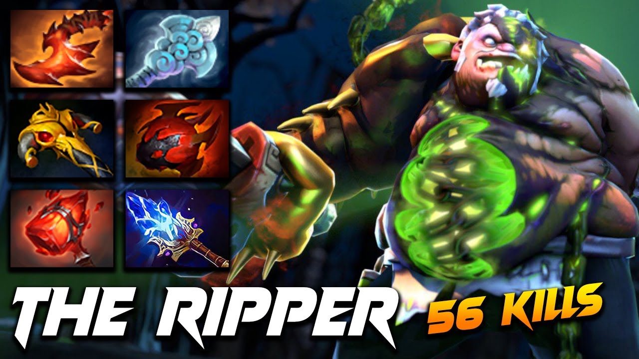 GoodWIN Pudge 56 Frags Mega Hooks - Dota 2 Pro Gameplay [Watch & Learn]