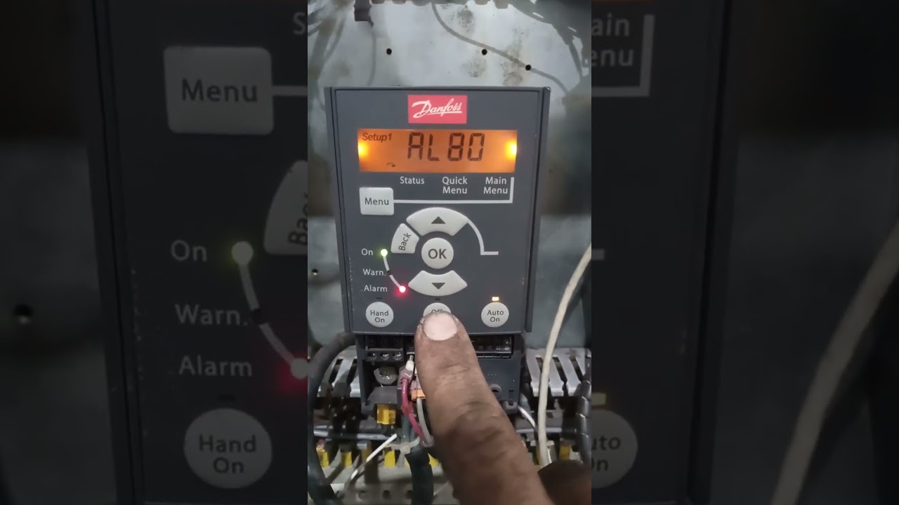 reset padrão de fábrica inversor de frequência danfoss