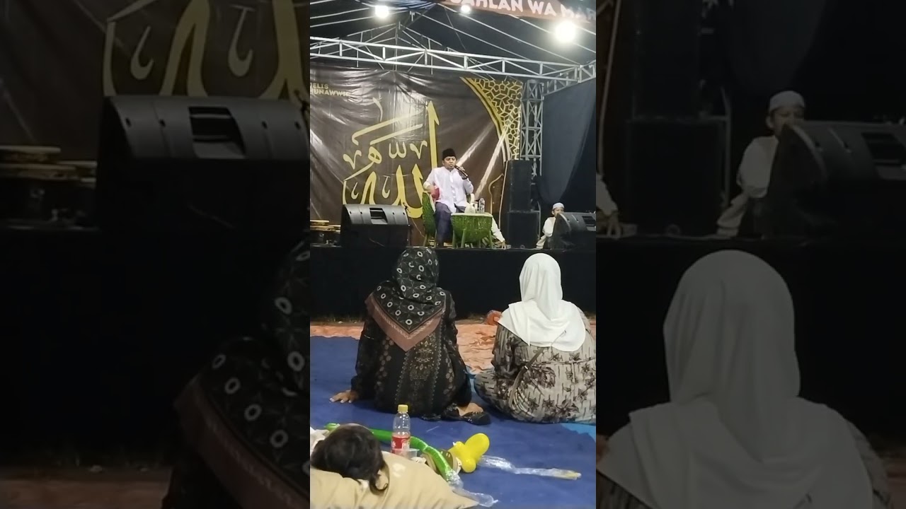 Tawaqufan pengajian MT Al Munawwir Pimpinan Ustadz Hasbiallah STh.I sekaligus Milad yang Ke 1.