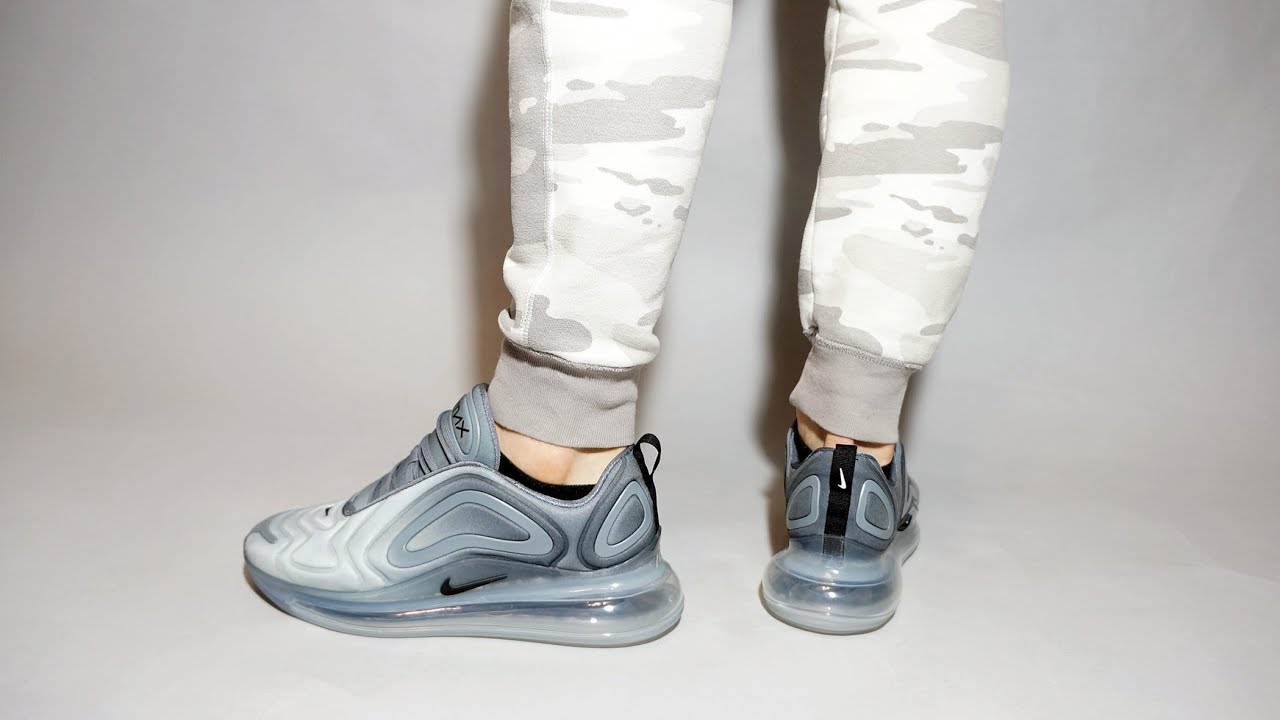 Nike Air Max 720 Carbon Grey AO2924-002 on feet