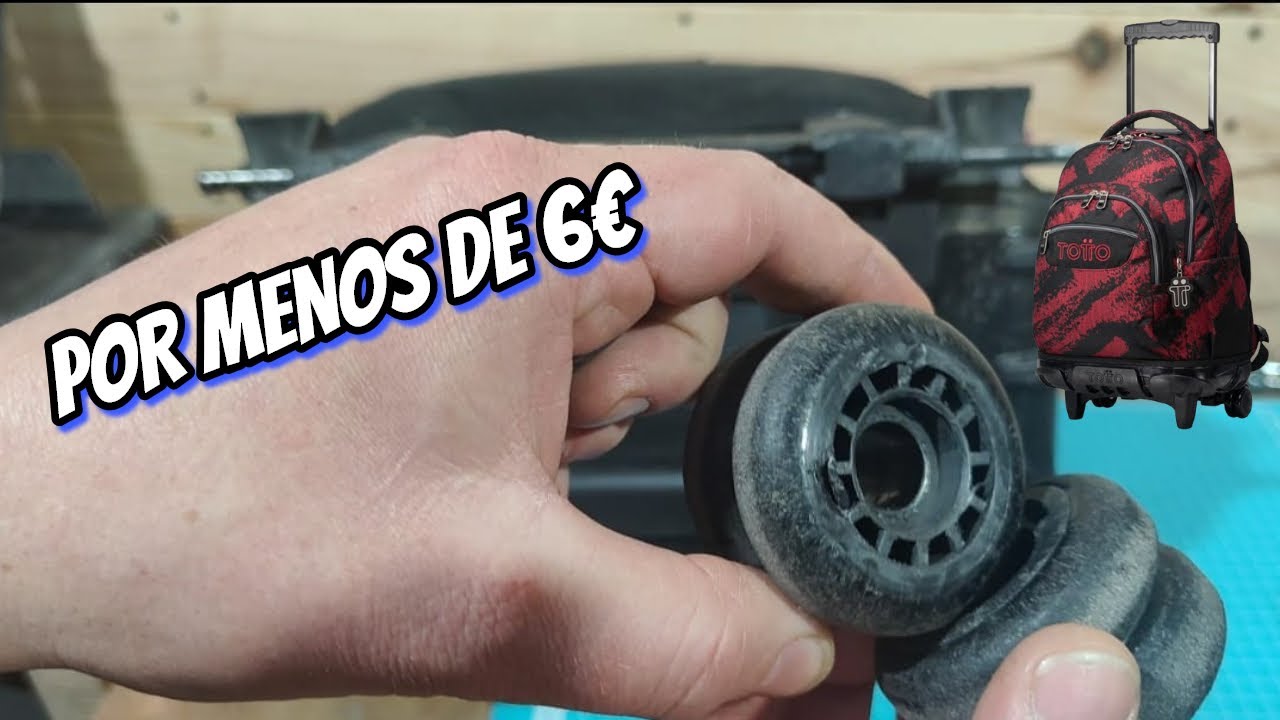 Cómo arreglar mochila con ruedas rueditas TOTTO