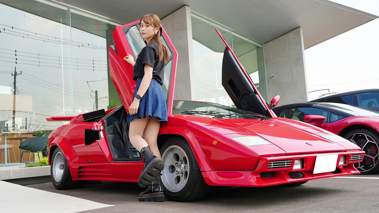 【爆音に驚愕💦】カウンタックにテスタロッサ⁉️スーパーカー好きが集まる集会所に行ってみたら… スーパーカーカフェ