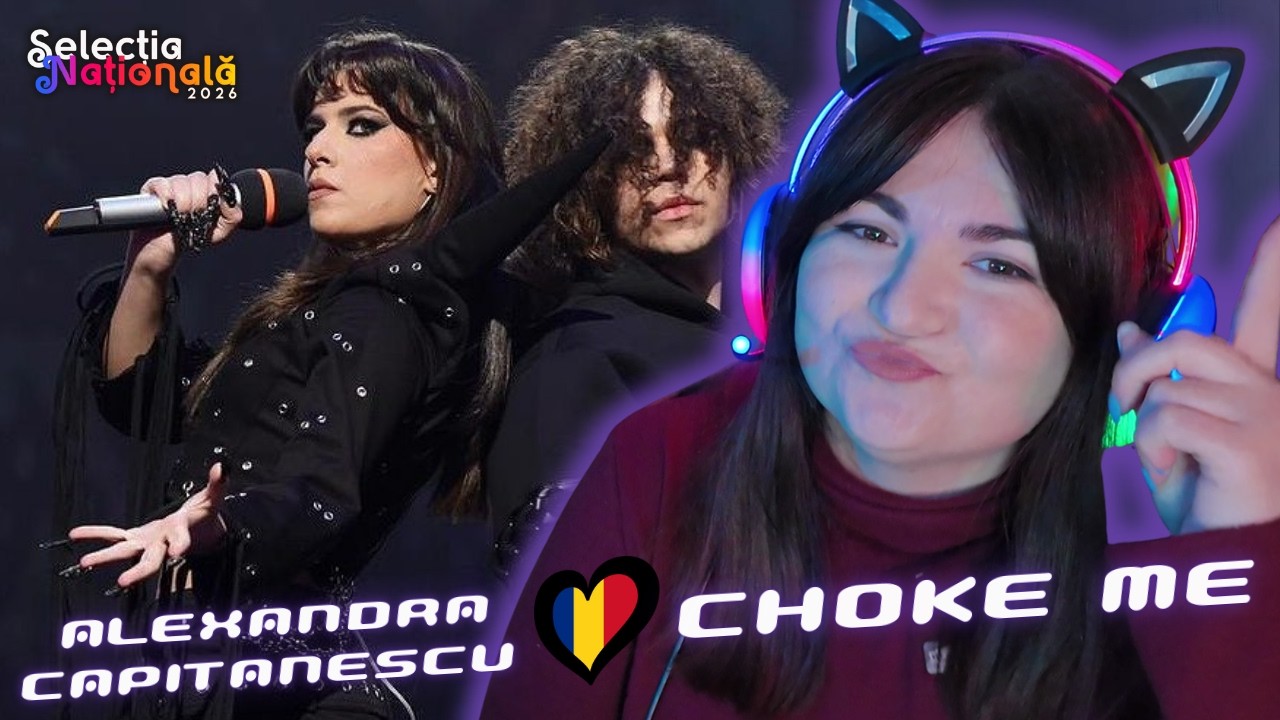 WELCOME! Alexandra Căpitănescu - Choke Me | 🇷🇴 Romania Eurovision 2026 | SPANISH FAN REACTION