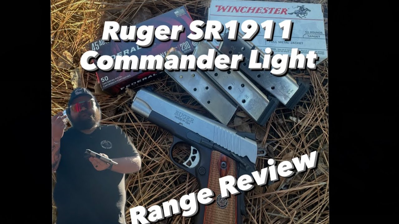 Обзор пистолета-пулемета Ruger SR1911 Commander Light Range