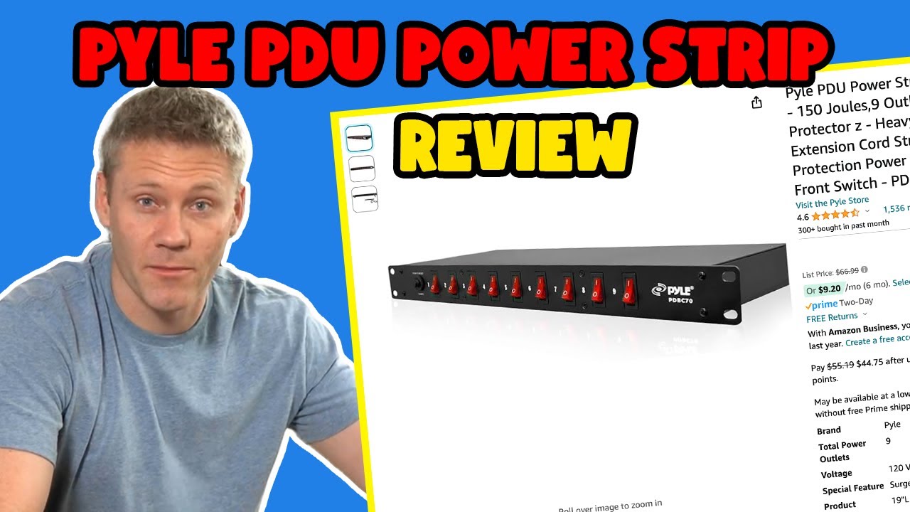 Pyle PDU Power Strip Surge Protector - Product Review
