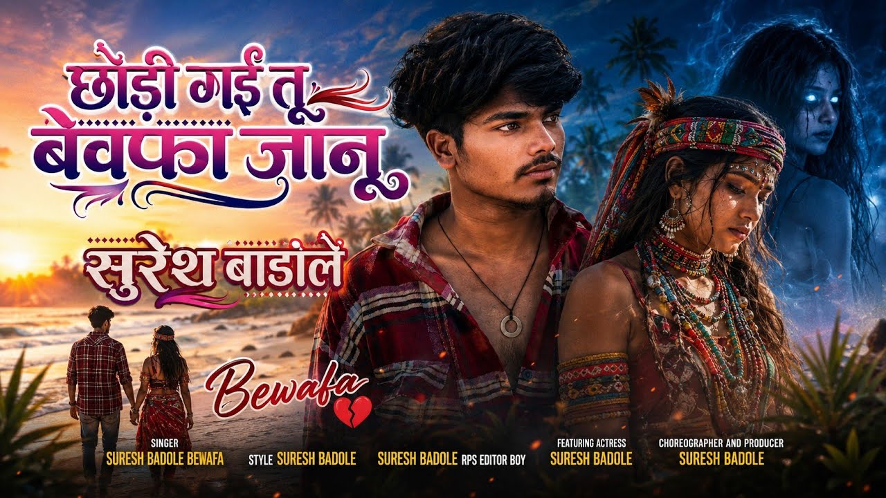 छोड़ी गई तू बेवफा जानू /🥲/Singer Suresh badole Bewafa  आदिवासी बेवफा गाना 