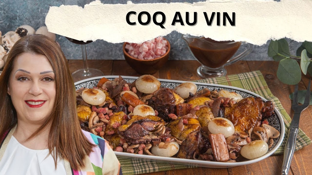 Coq au vin: secondo piatto di pollo della cucina francese!