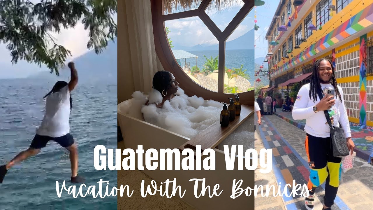 Guatemala Vlog | Lake Atitlan | San Jaun | Boatride From Hell😳 | Cliff Jumping | The Bonnicks