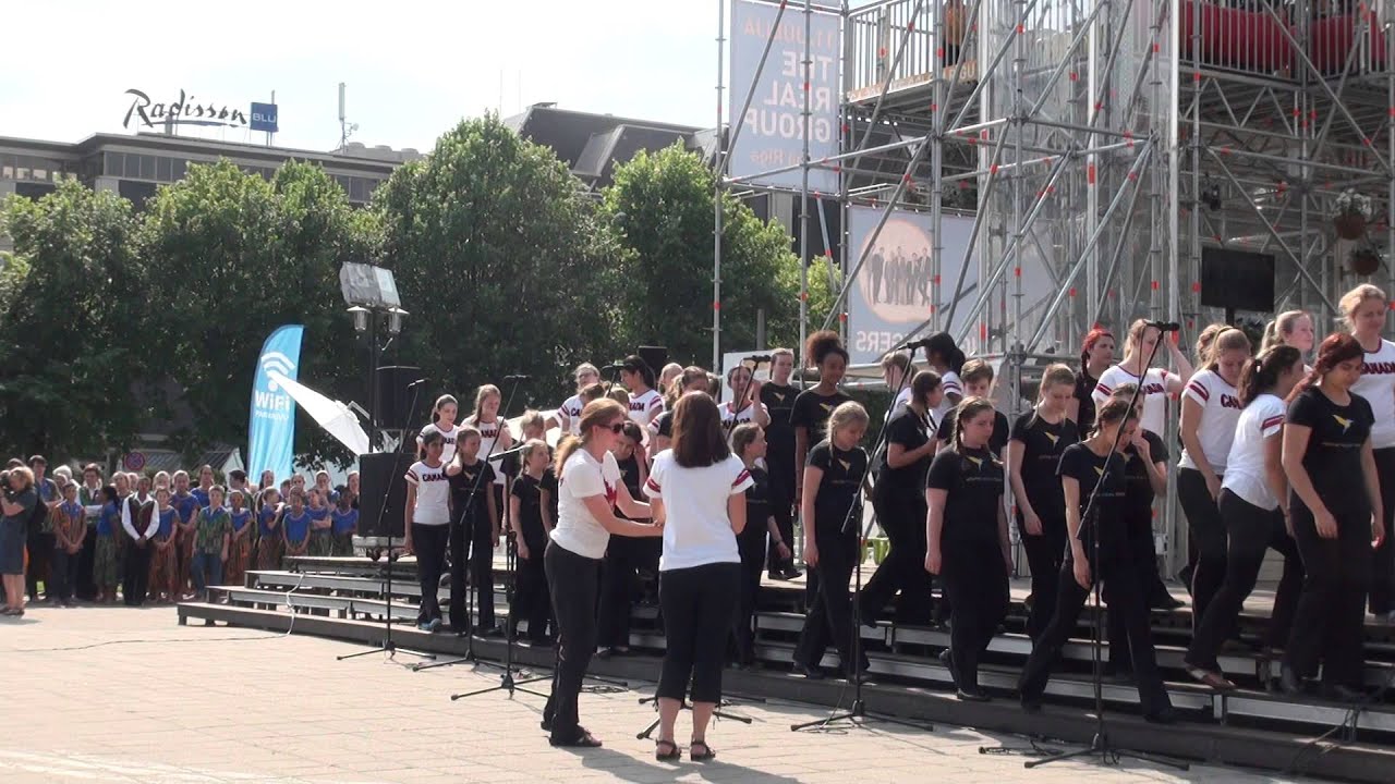 World Choir games 2014. Riga. Esplanāde. The Oakville Children's Choir (14.07.2014 no 20.00) - 00130