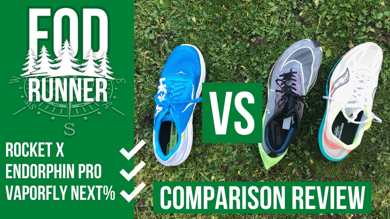 Vaporfly NEXT% vs Endorphin PRO vs ROCKET X Comparison REVIEW | FOD Runner