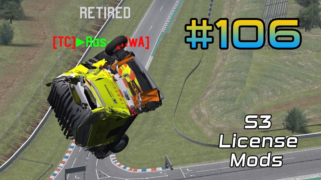Epic Funny Moments #106 - Live For Speed S3 Mods