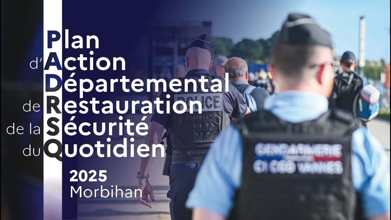 Sécurité du Quotidien | Le Plan d'Action Départemental de Restauration de la Sécurité du Quotidien