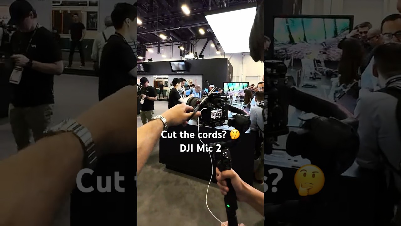 Cut the cords ✂️ Elevate your audio setup with the DJI Mic 2 Camera Adapter🎬