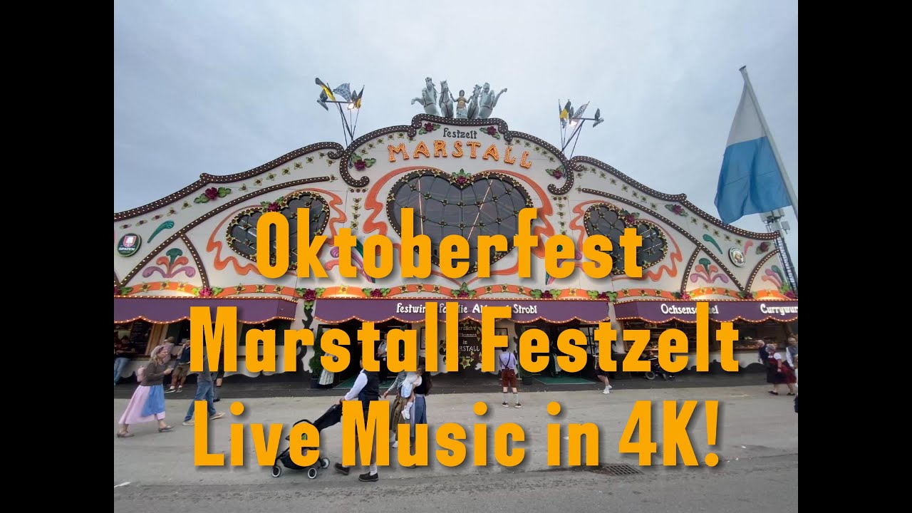 The Marstall Festzelt Tent at Oktoberfest: Live Music, Party Vibes & Classic Hits! 🍻🎶