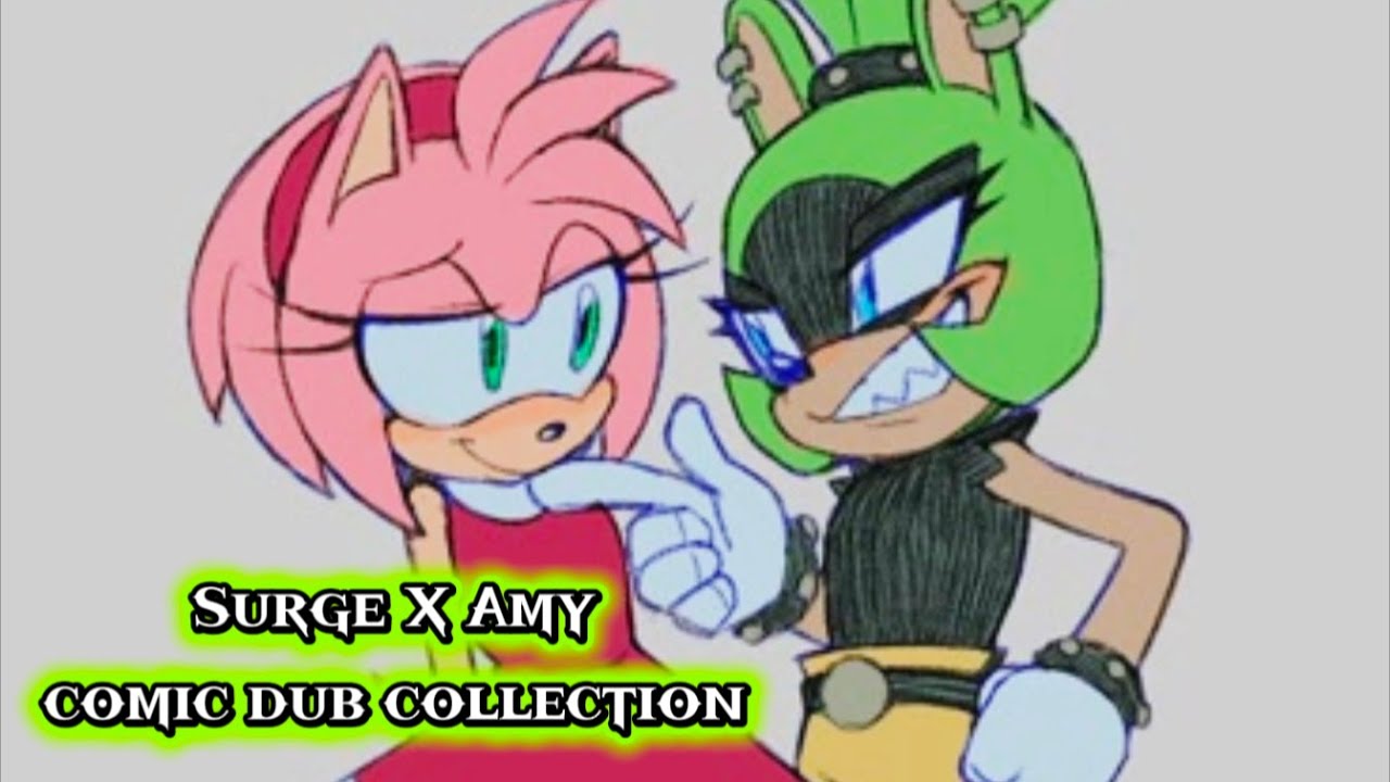 (Surge X Amy Comic dub collection) #amyrose #surgethetenrec #fandomcontent #soniccontent 