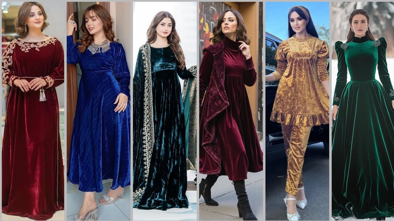 Velvet frock design for girls/Trending and unique velvet frock design/velvet Frock design 2025-26