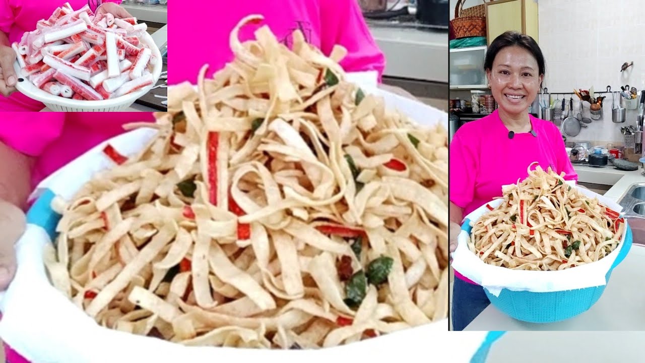 Krupuk crab stick imitation buat isi toples, balang , jar. 