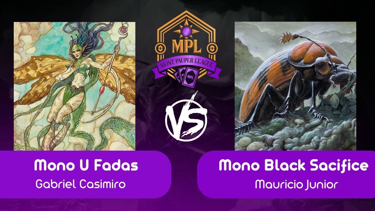 [Pauper na Mont] Mono U Fadas VS Mobo Black Sacrifice (R 02 - 26/08/2025)