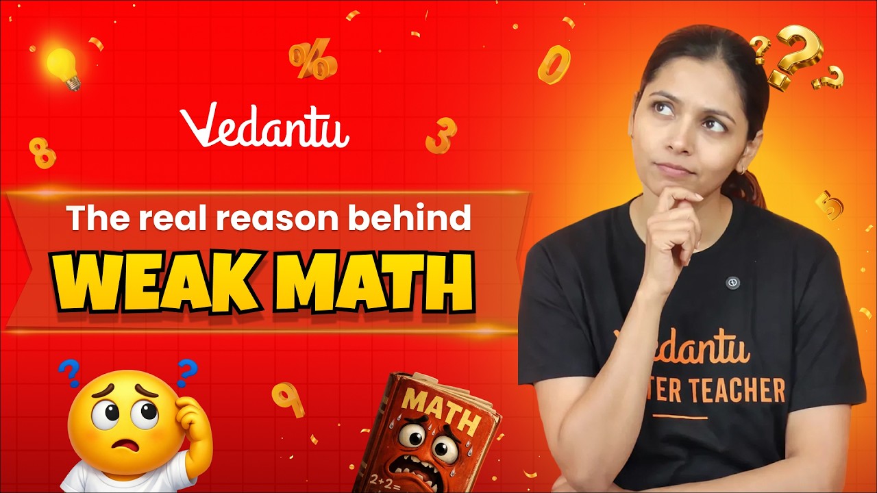 The real reason behind WEAK MATH #mathcourses #livesessions #freedemo #supermaths #vedantushorts
