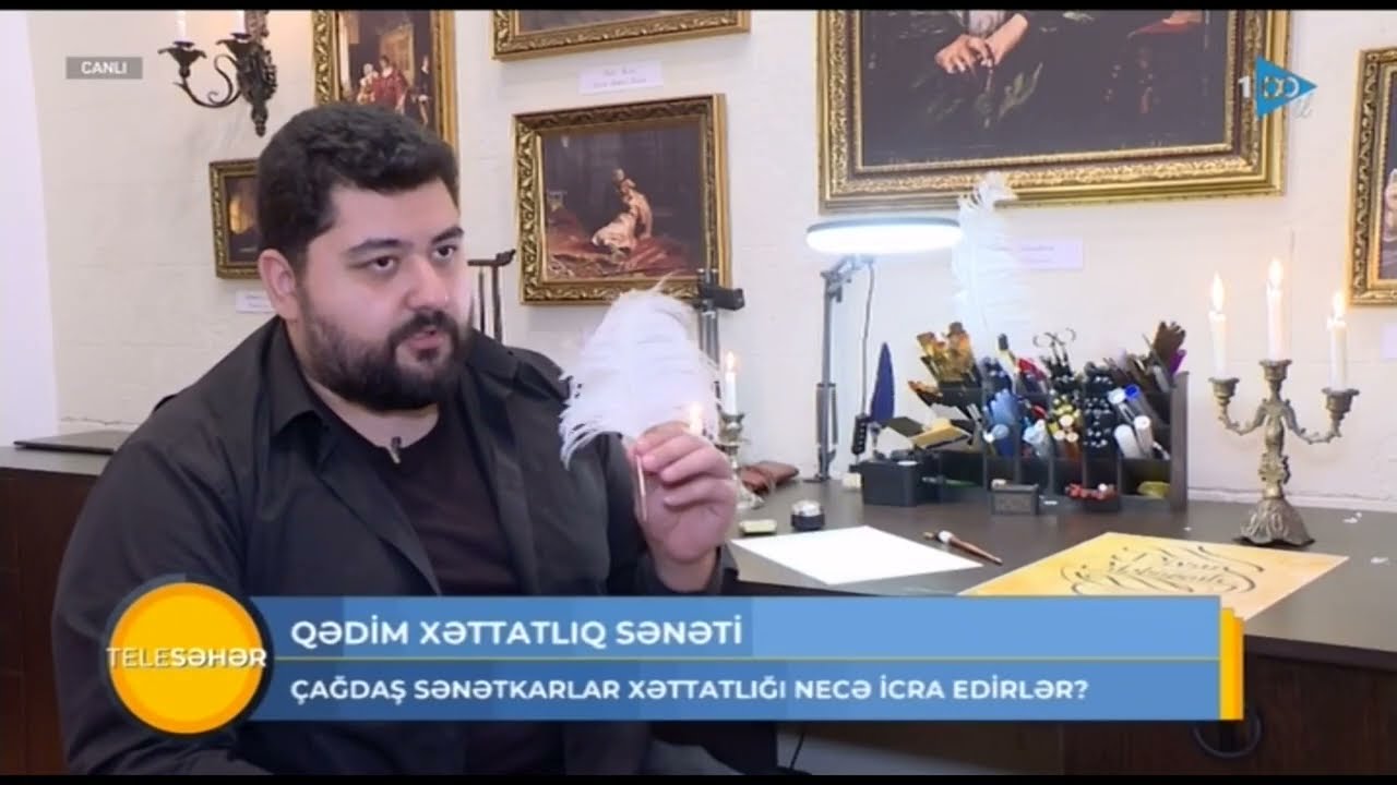 Çağdaş sənətkarlar xəttatlığı necə icra edirlər?