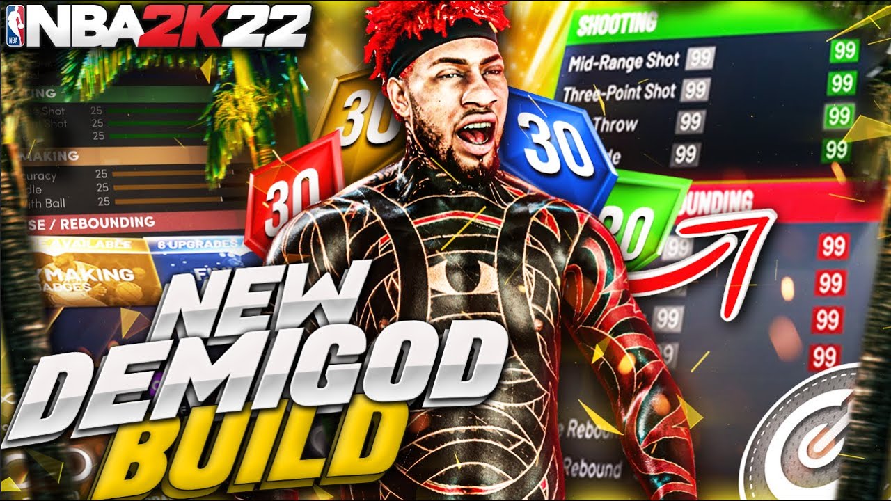 THIS NEW DEMIGOD META BUILD WILL BREAK NBA 2K22! HOW TO MAKE THE BEST BUILD IN NBA 2K22 CURRENT GEN!