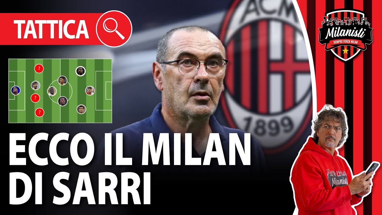 🔥 SARRI AL MILAN? ✅ VEDIAMO COME FAREBBE GIOCARE LA NOSTRA SQUADRA...
