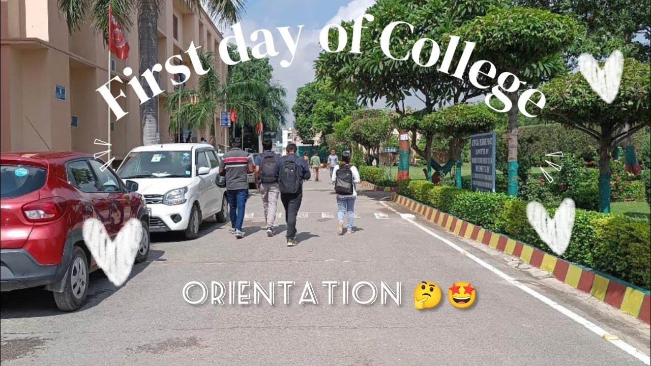 First Day of College 🎒||Orientation Programme 📑