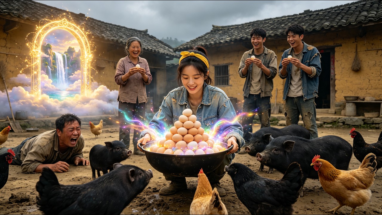 Famine-era woman with spring space beats bad relatives, ousts father, saves mother, wins!#full