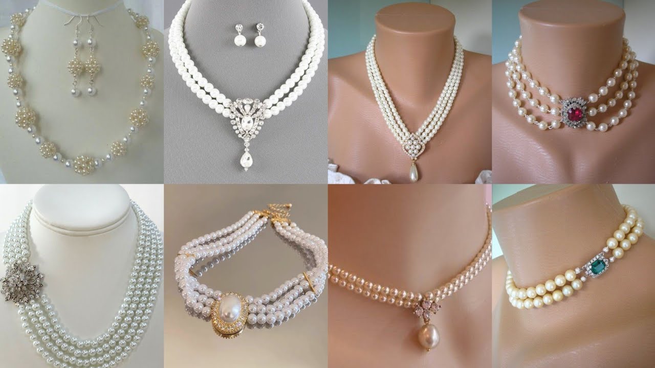 Elegant White Pearl Jewellery 🤍 | Timeless Beauty & Luxury
