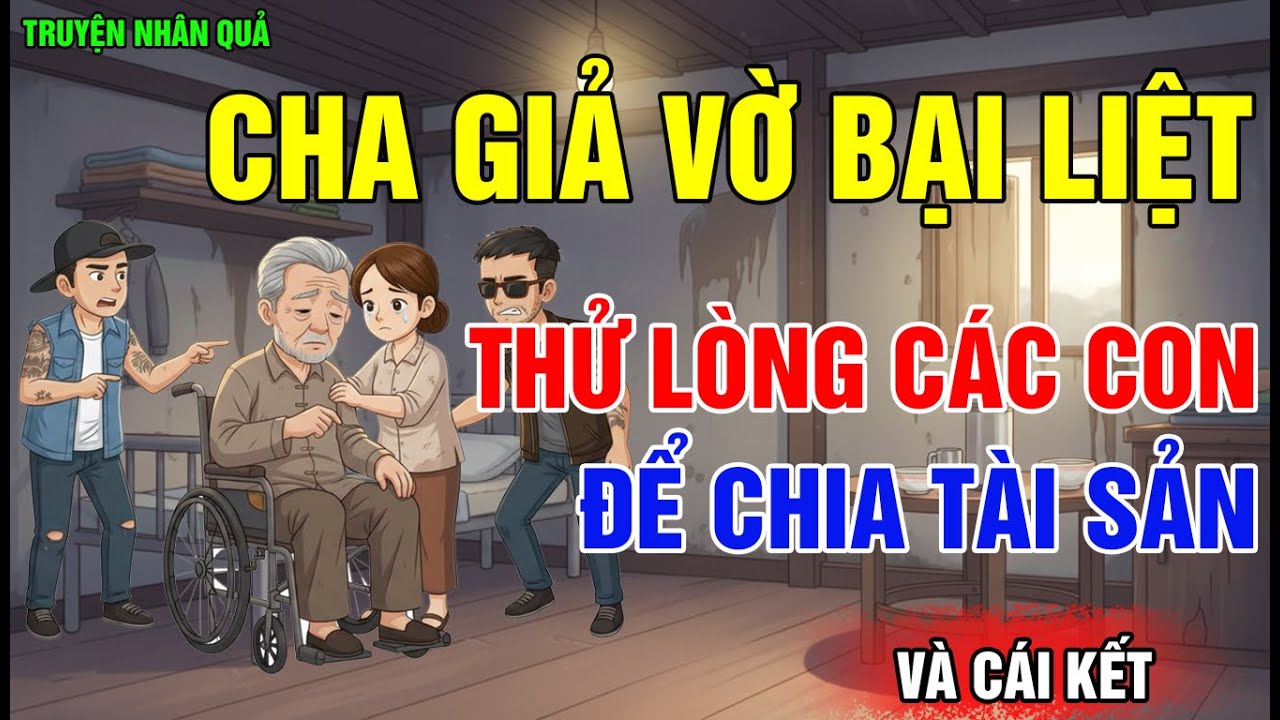 Chuyện Nhân Quả: Cha Già Giả Vờ Bại Liệt, Để Thử Lòng Các Con Trước Khi Chia Tài Sản