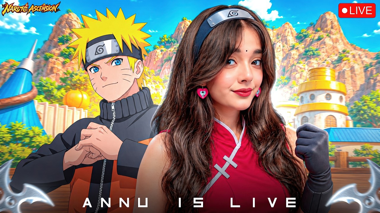 NARUTO X ANNU IS LIVE || ROAD TO 2M  || #freefirelive #shortsfeed #femalegamer #1million #ANNUPLAY