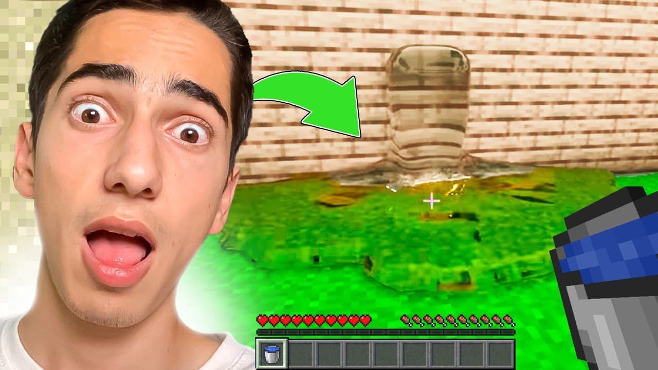 ماینکرافت ولی آب واقع بینانه هست 😛💦 Minecraft But Realistic Water