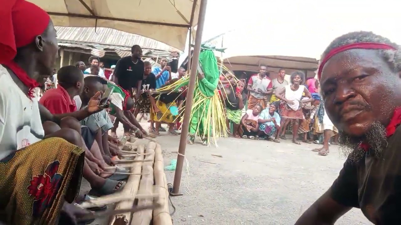 RastaSetty Banton Pon Green costume masquerade @Ijaw Traditional Cultural Masquerade Festival Bomadi