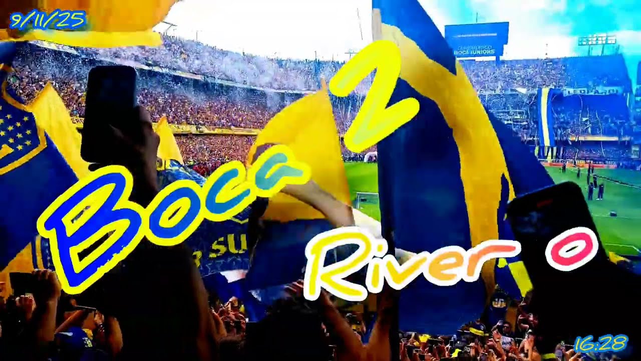Recibimiento Boca 2  River 0
