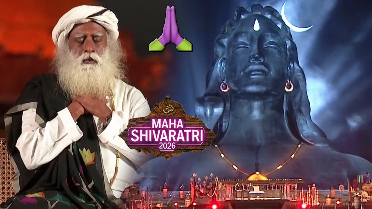 Maha Shivaratri 2026 | Sadhguru Shambho Meditation Live at Isha | #sadhguru Meditation