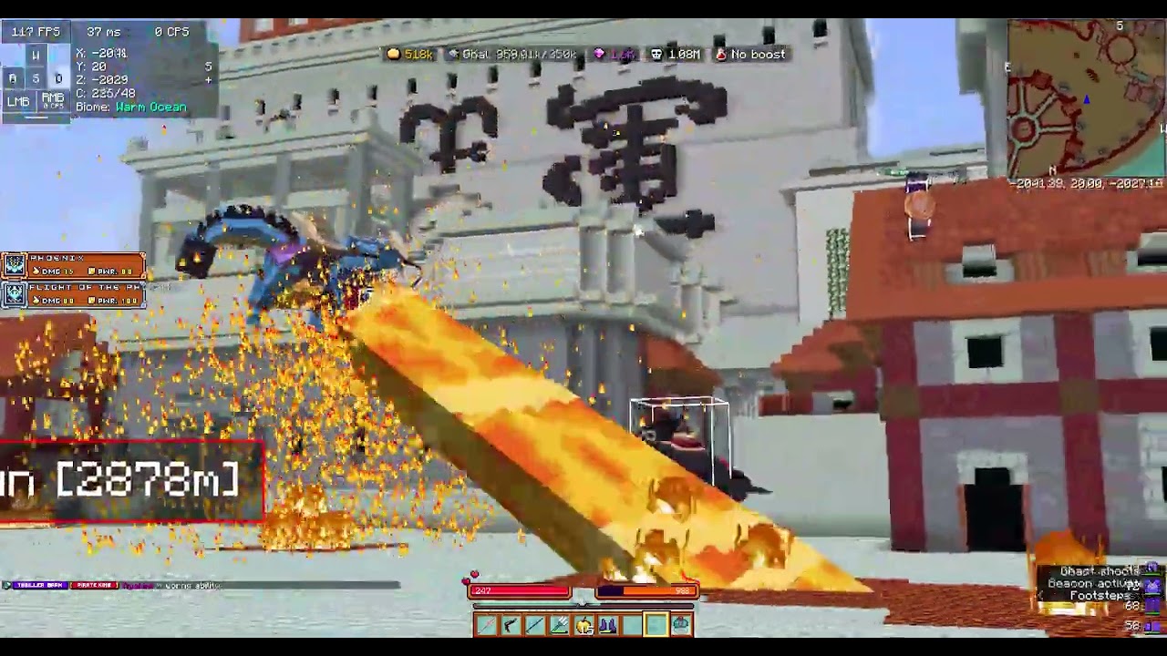 Minepiece - Luffy Gear 4 Vs Kaido