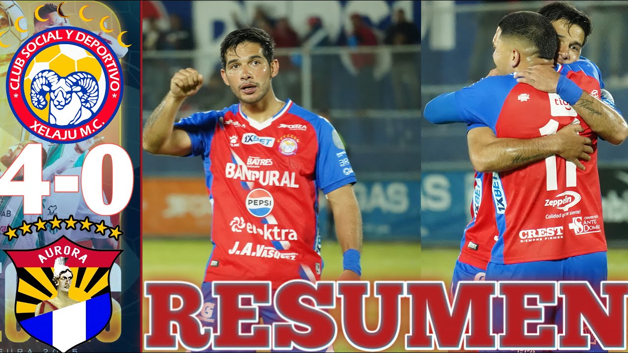 Xelajú MC vs Aurora 4-0 RESUMEN Y GOLES JORNADA 1 TORNEO CLAUSURA 2026