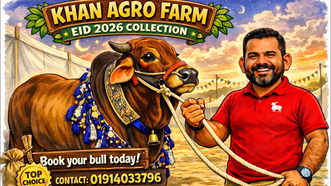 Khan Agro Farm | Eid 2026 Collection | Book your bull today — no hassle, no stress. #trending 