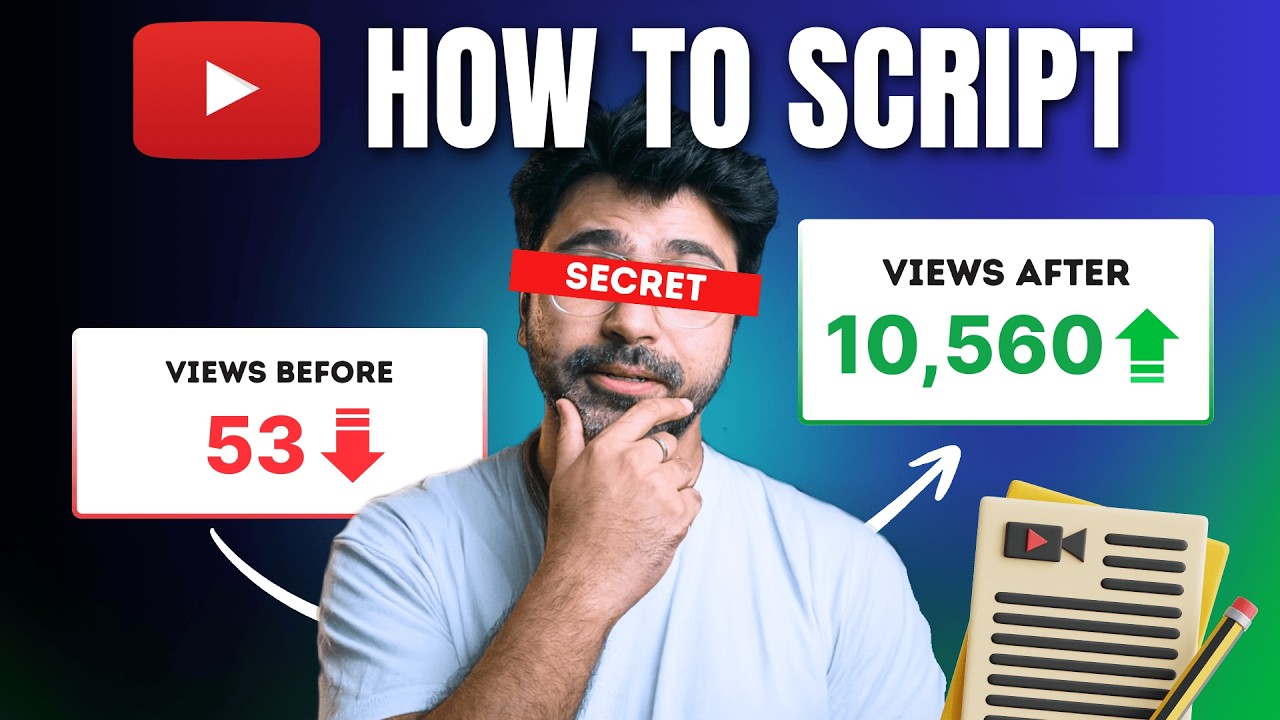 How to Write VIRAL Script for YouTube Videos (4 Easy Steps)