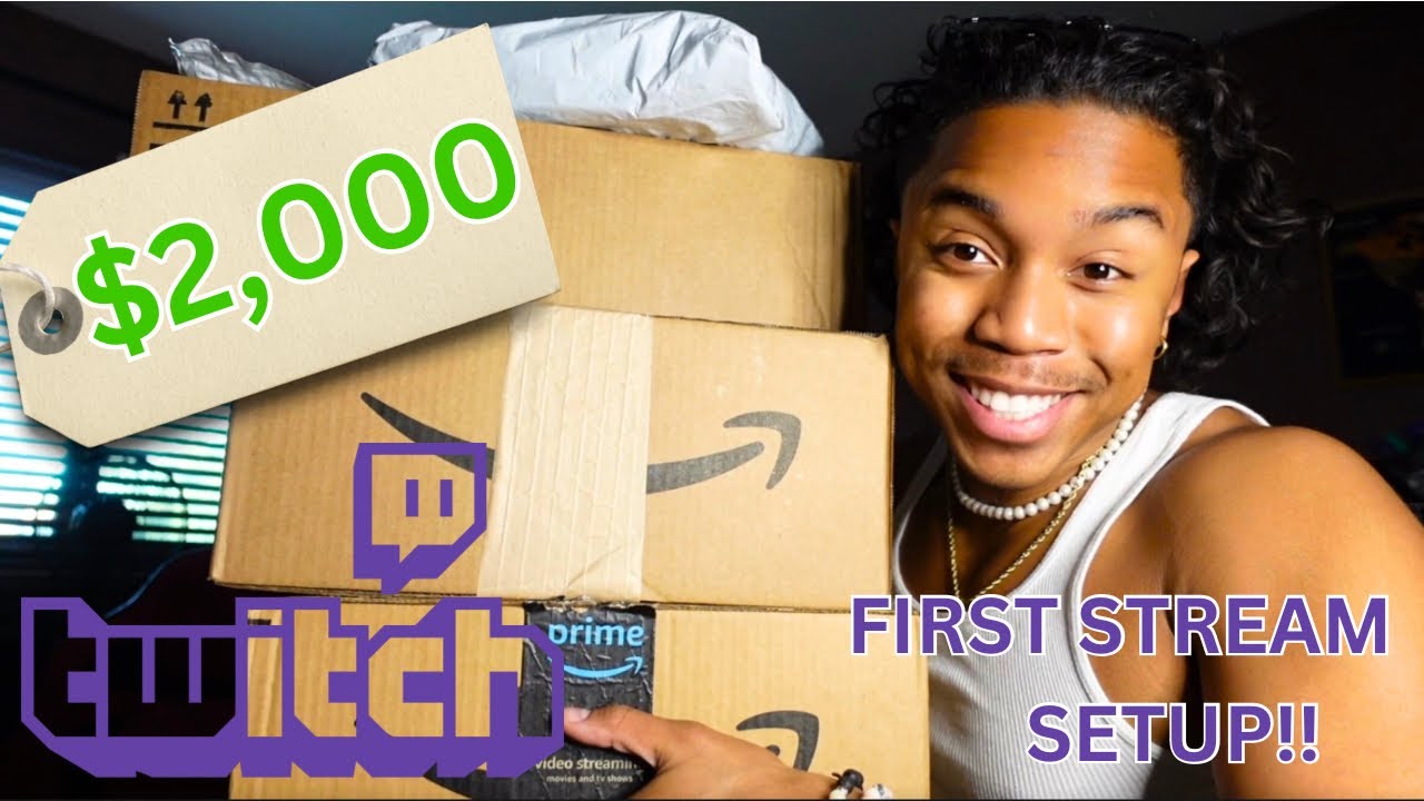 MY FIRST STREAMING SETUP!! PART ONE!!