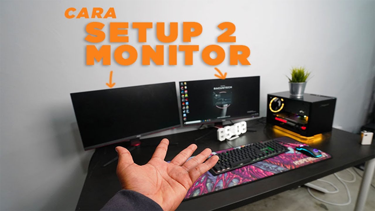 Tutorial macam mana nak pasang 2 monitor pada PC
