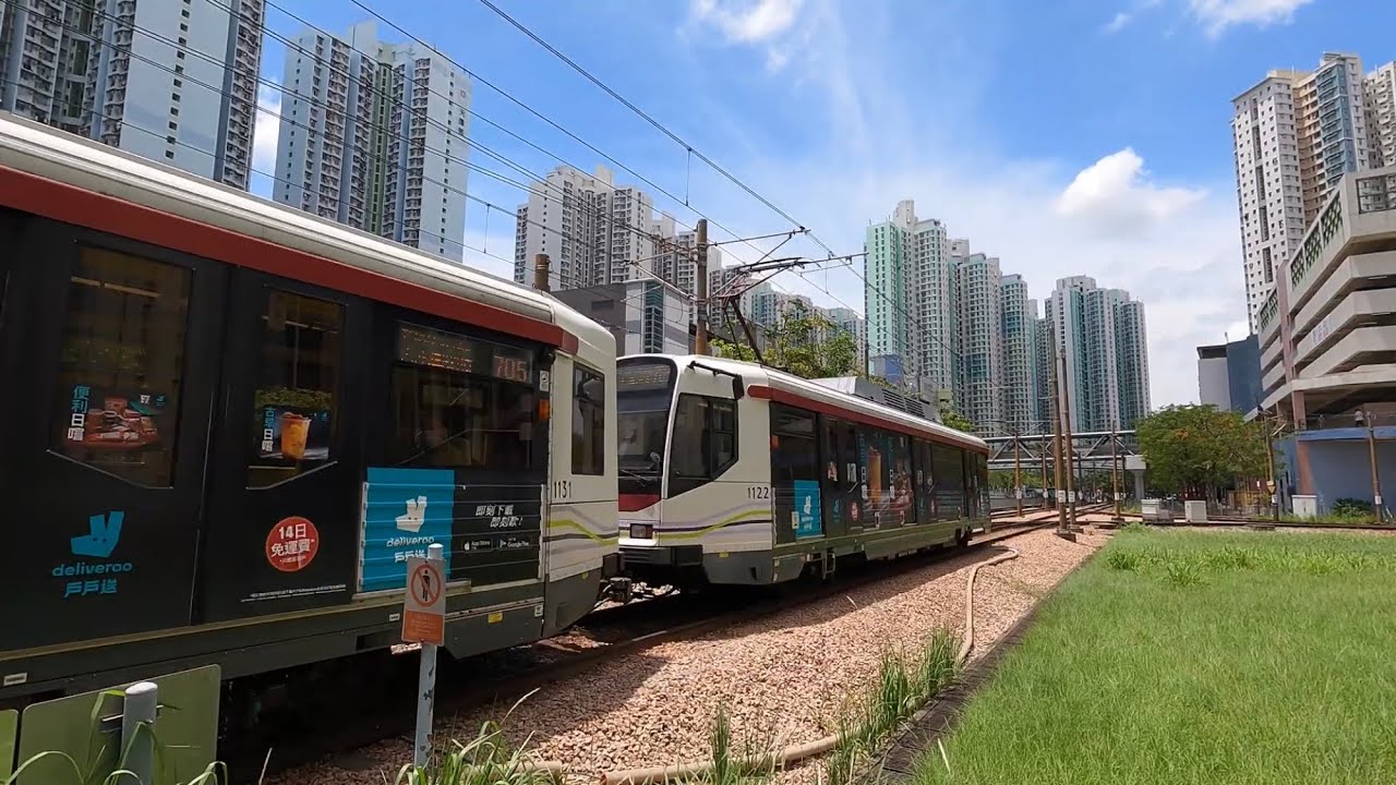 輕鐡第四期列車 1131+1122@705 天逸至天富+天耀至天水圍
