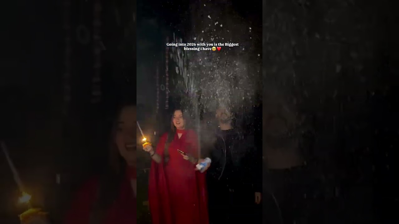 Rabeeca khan and Hussain tareen after marriage first newyear eve 